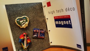 High tech magneet déco vlies